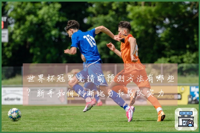 世界杯冠军竞猜前预测方法有哪些？新手如何判断比分和战队实力