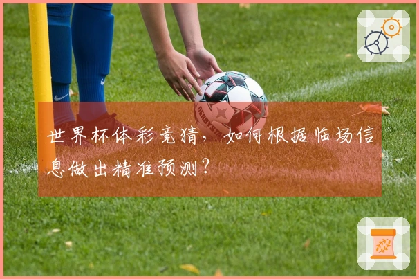 世界杯体彩竞猜，如何根据临场信息做出精准预测？