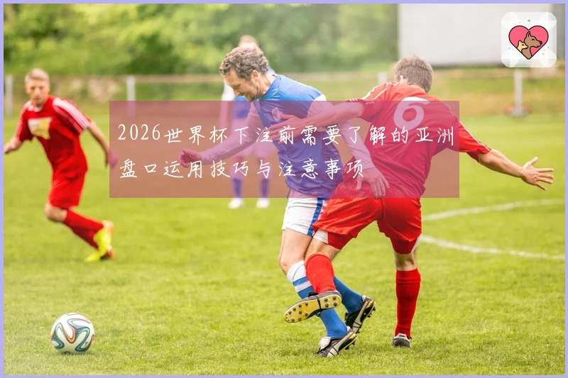2026世界杯下注前需要了解的亚洲盘口运用技巧与注意事项